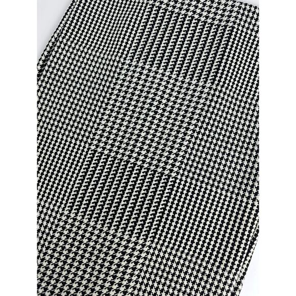 Ann Taylor Size 8 Petite Houndstooth MIdi Pencil Skirt Classic Timeless - Picture 2 of 8